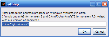 Figure 1: Settings Command